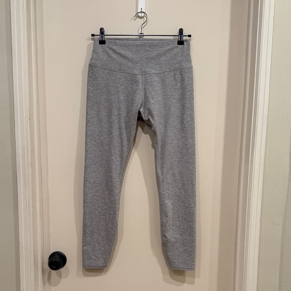 ALO Yoga Alosoft Heather Gray Leggings Medium - Picture 6 of 9